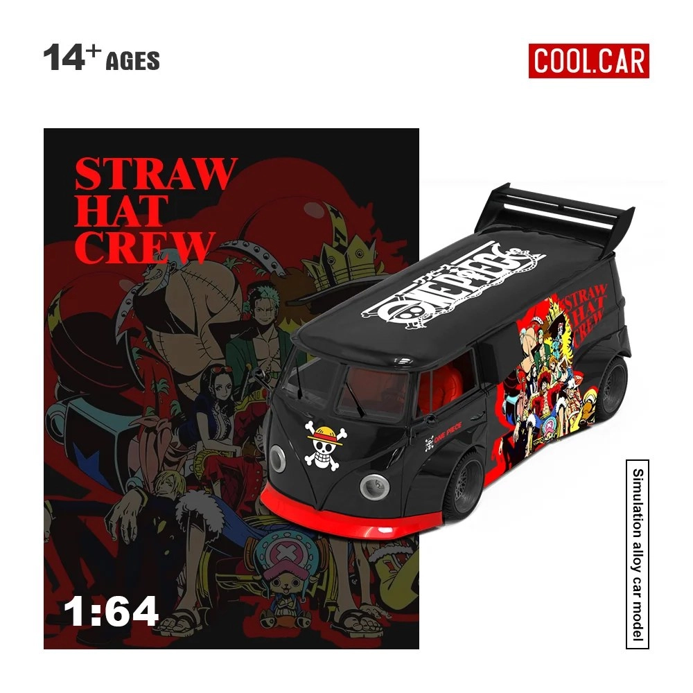 Cool Car Volkswagen T1 Pickup One Piece Black