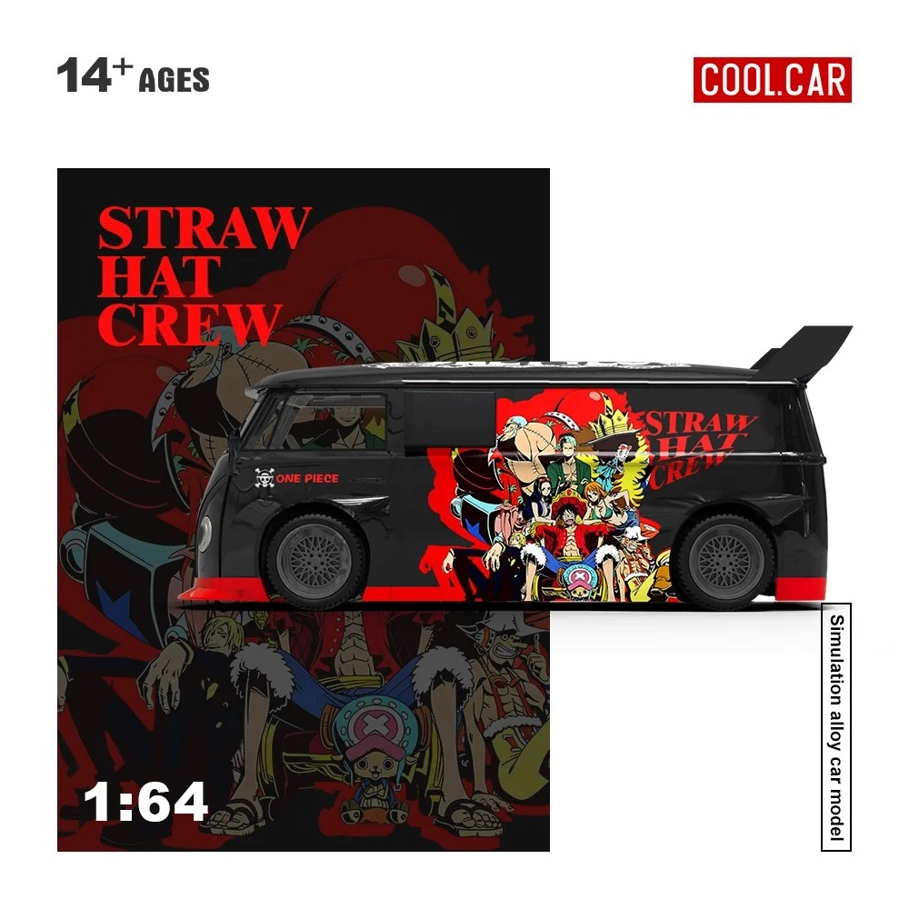 Cool Car Volkswagen T1 Pickup One Piece Black