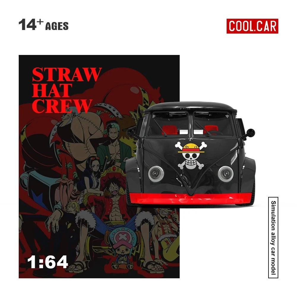 Cool Car Volkswagen T1 Pickup One Piece Black
