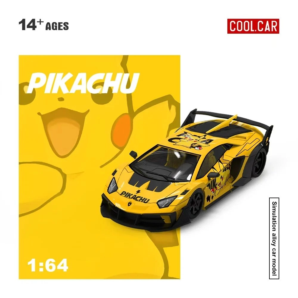 Cool Car Lamborghini GTEVO Pikachu Livery