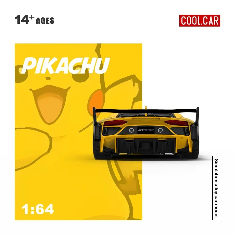 Cool Car Lamborghini GTEVO Pikachu Livery