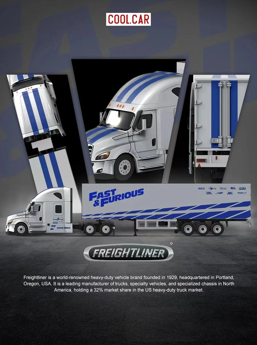 Cool Car Freightliner ’’Fast & Furious’’ Livery Truck