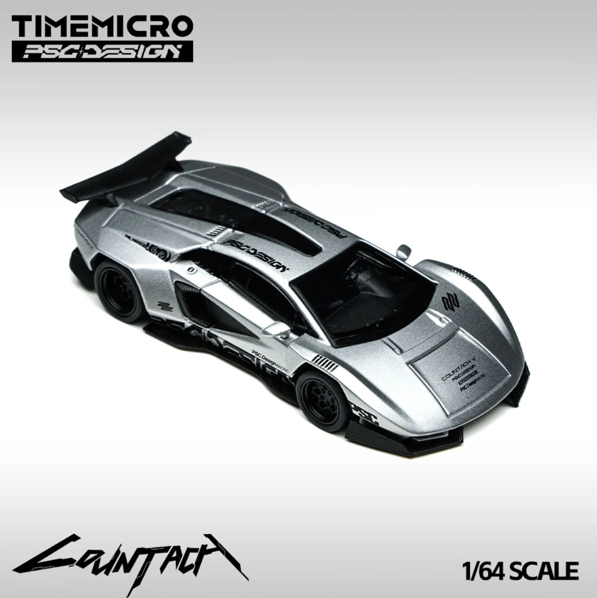 TimeMicro PSC Design Lamborghini Countach “v” Ver. Silver