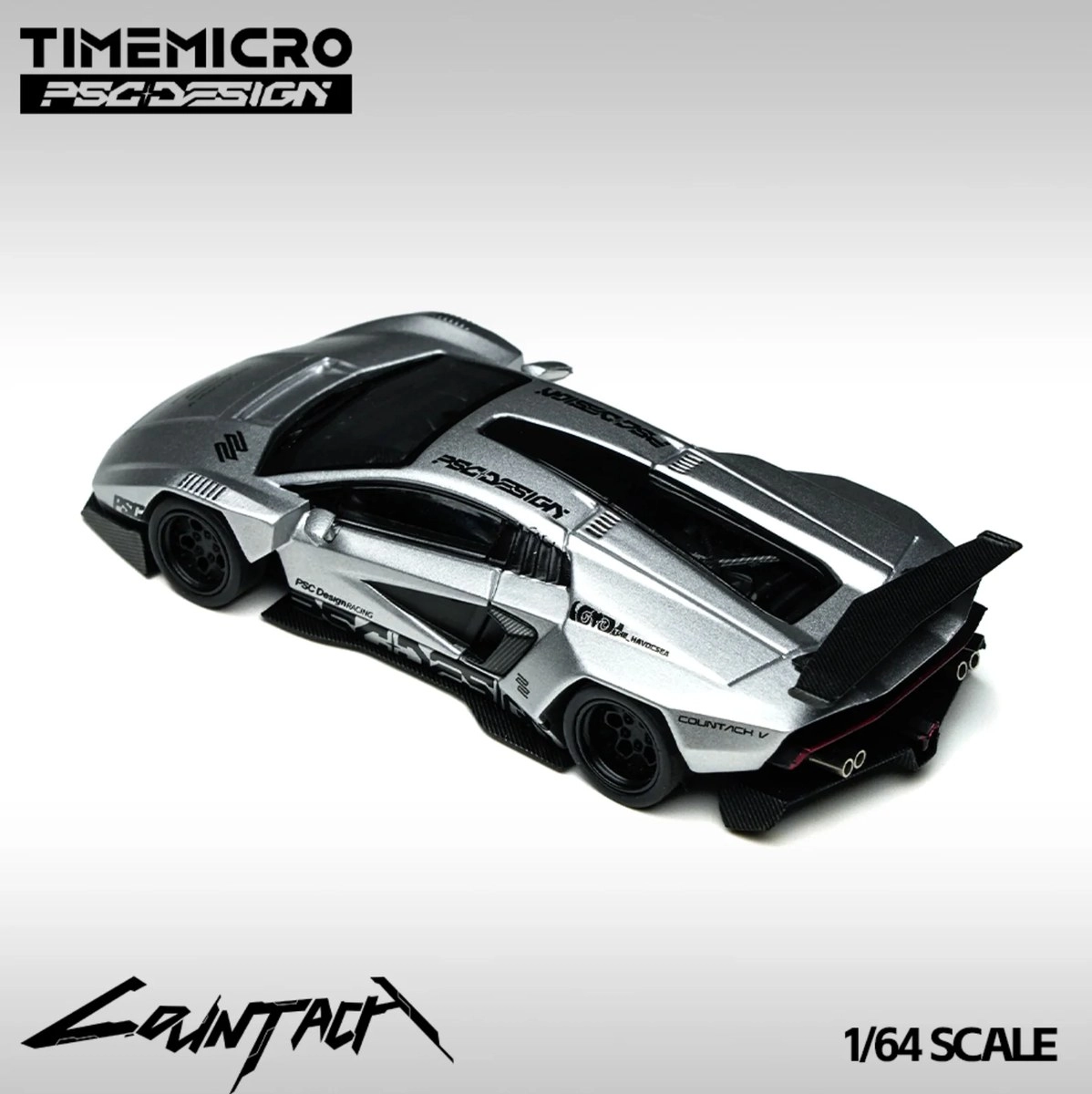 TimeMicro PSC Design Lamborghini Countach “v” Ver. Silver
