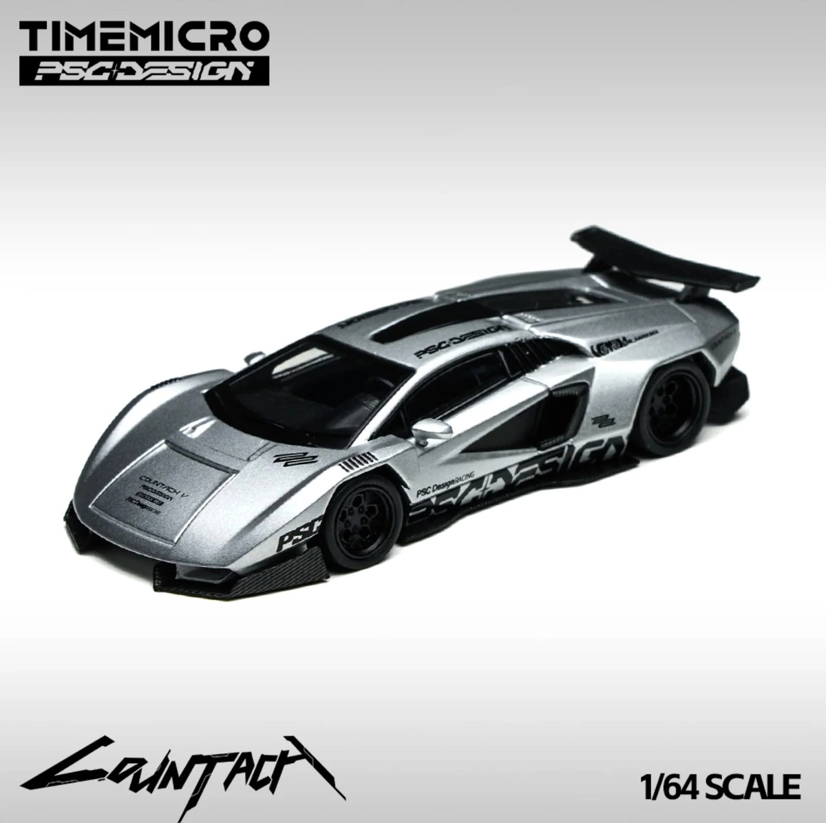 TimeMicro PSC Design Lamborghini Countach “v” Ver. Silver
