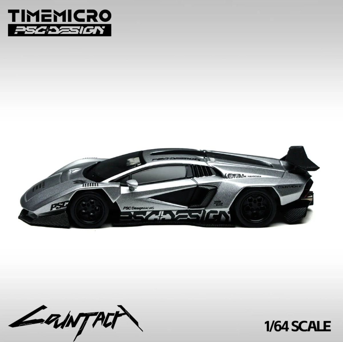 TimeMicro PSC Design Lamborghini Countach “v” Ver. Silver