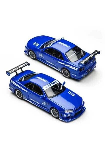 TimeMicro Nissan GT-R R34 Blue Livery