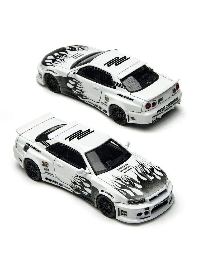TimeMicro × PSC Design Nissan R34 ’’Smilodon’’ Black & White TR Özel
