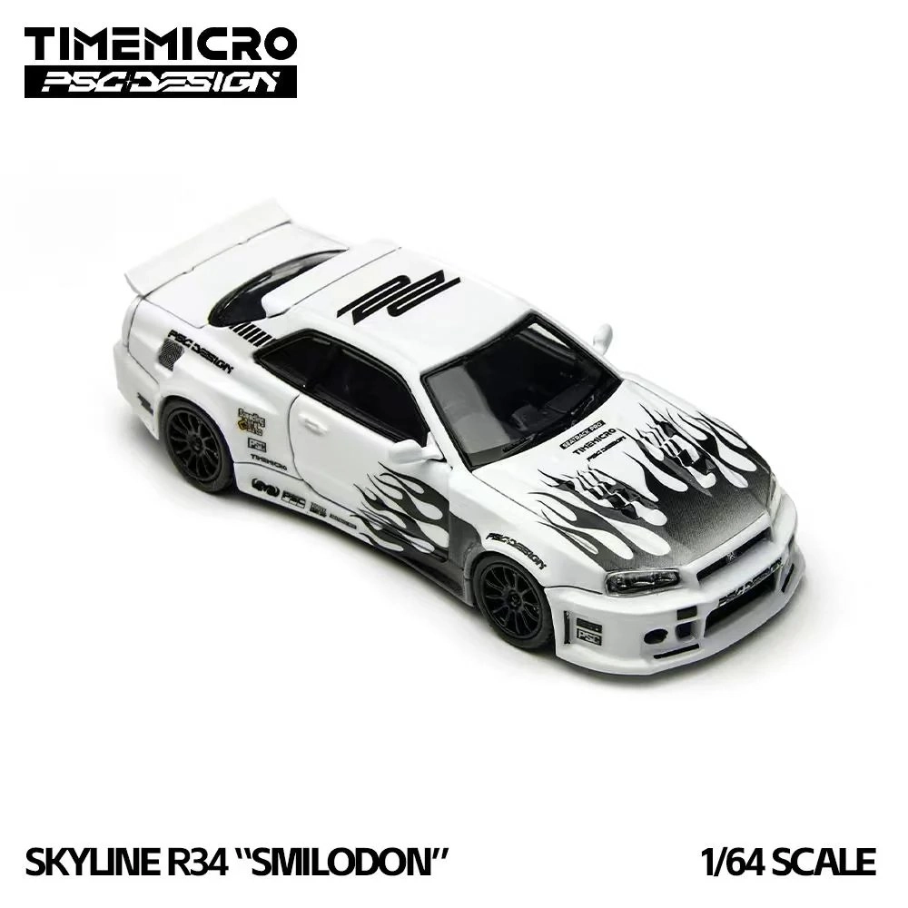 TimeMicro × PSC Design Nissan R34 ’’Smilodon’’ Black & White TR Özel