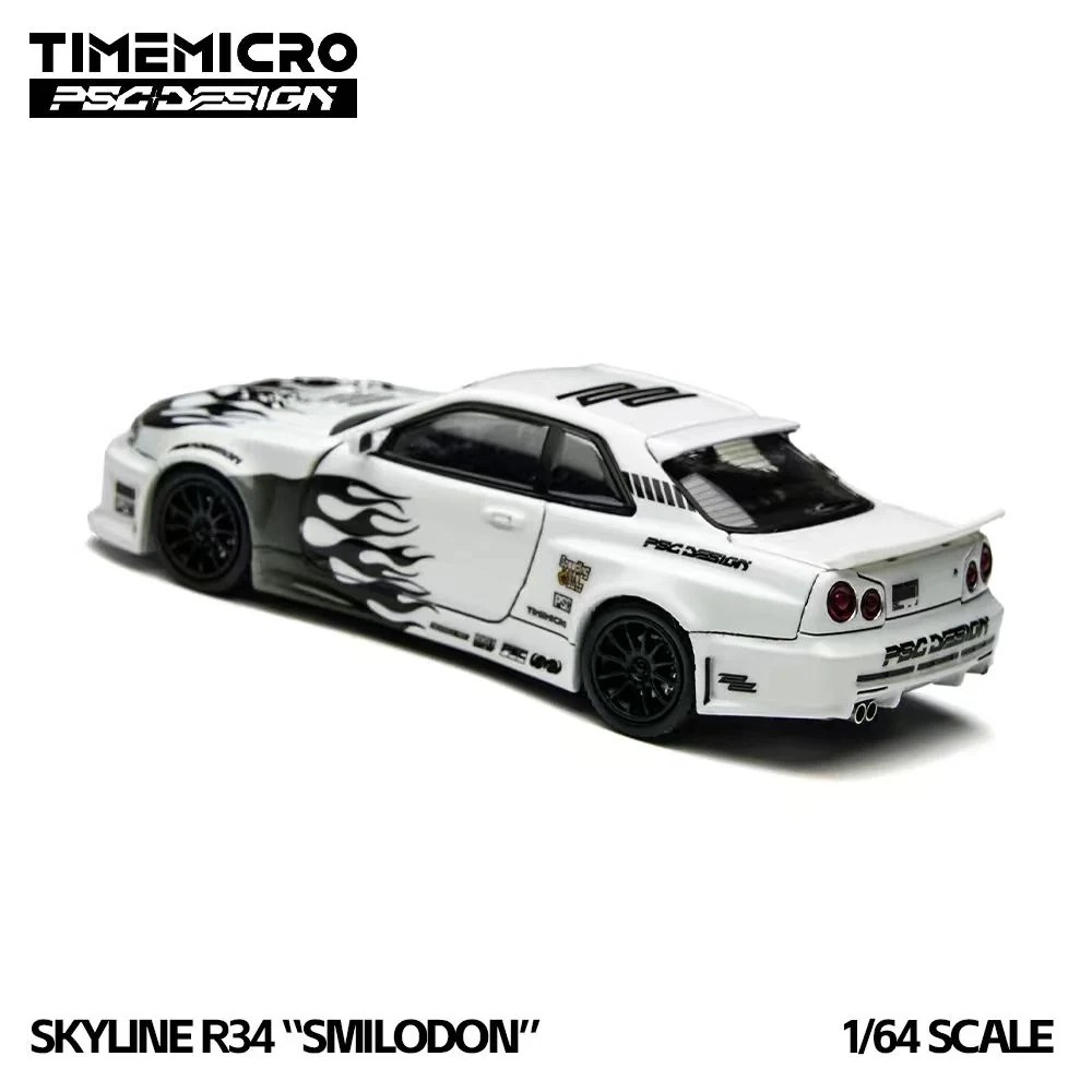 TimeMicro × PSC Design Nissan R34 ’’Smilodon’’ Black & White TR Özel