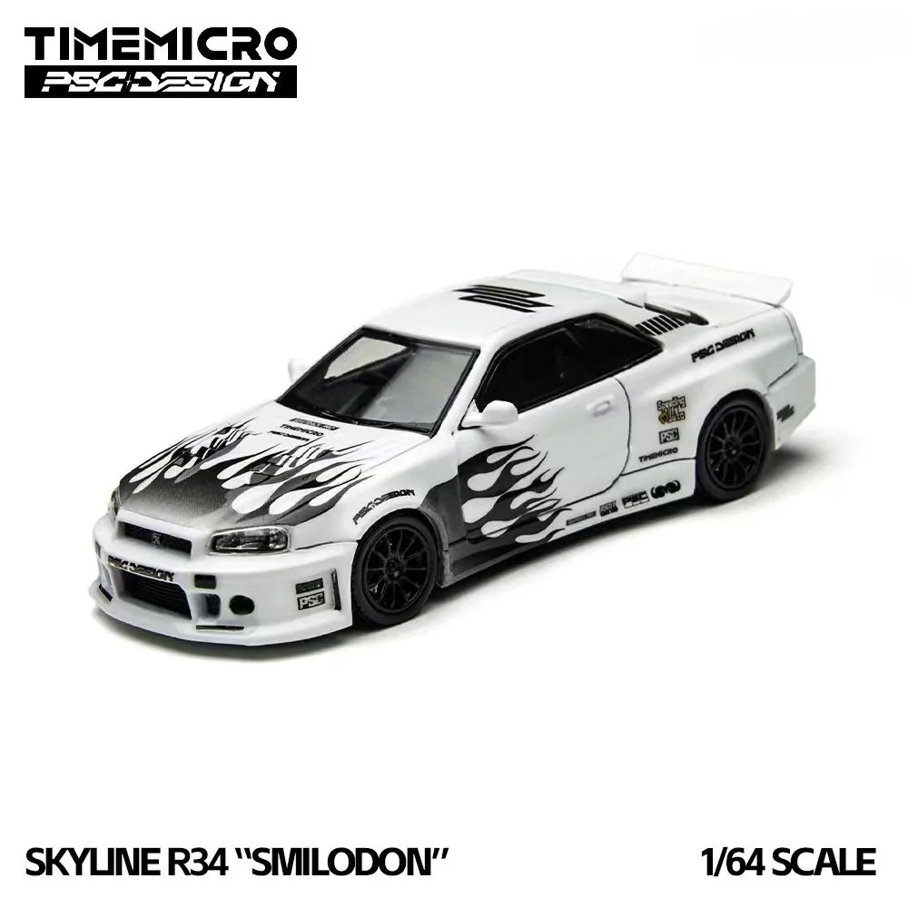 TimeMicro × PSC Design Nissan R34 ’’Smilodon’’ Black & White TR Özel