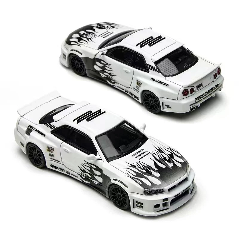 TimeMicro × PSC Design Nissan R34 ’’Smilodon’’ Black & White TR Özel