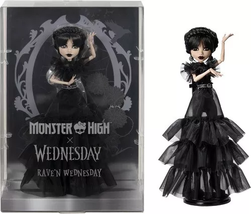 Monster High X Wednesday Addams Balo Elbilesi Figür