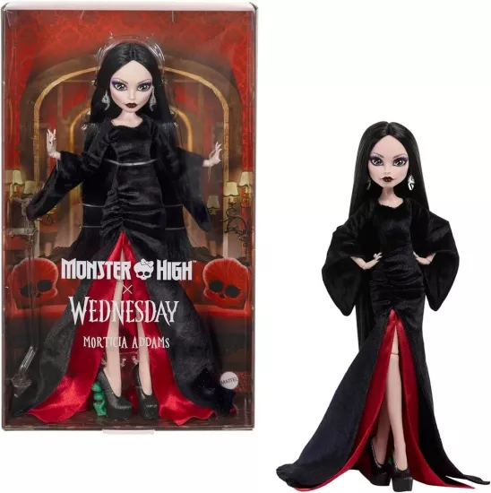 Monster High x Wednesday Morticia Addams Figür