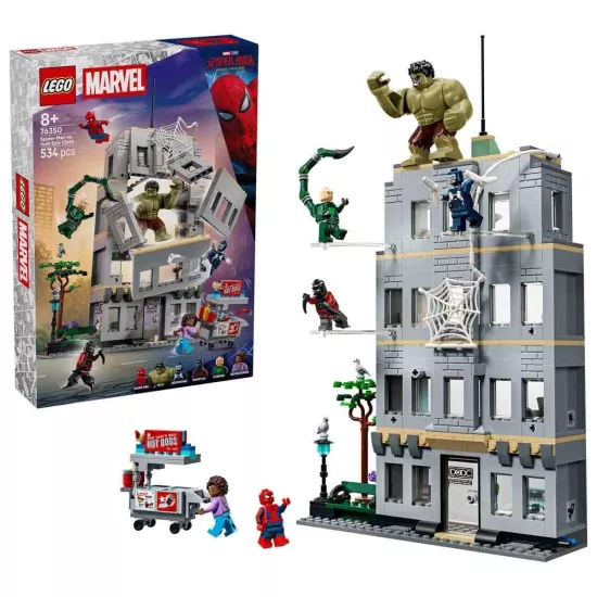 LEGO Marvel Örümcek Adam ve Hulk’ın Destansı Çarpışması 76350