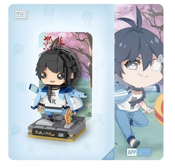 LOZ Micro Anime Serisi 1322 Modeli 349 Parça Dekoratif Oyuncak Yapım Seti Yapı Blok FFLZ-1322