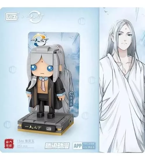 LOZ Micro Anime Serisi 1346 Modeli 251 Parça Dekoratif Oyuncak Yapım Seti Yapı Blok FFLZ-1346