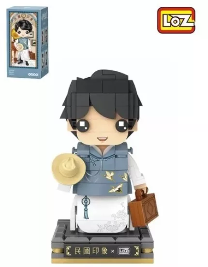 LOZ Micro Anime Serisi 1555 Modeli 279 Parça Dekoratif Oyuncak Yapım Seti Yapı Blok