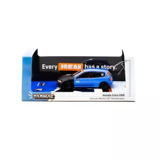 Tarmac Works 10.YIL Honda Civic EG6 Mavi