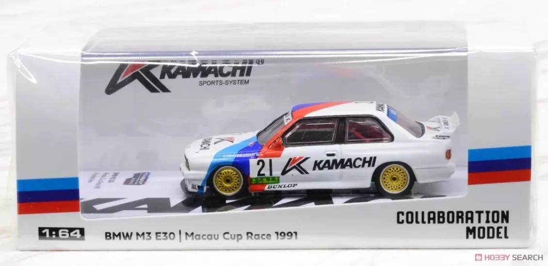 Tarmac Works & IXO Models Collab BMW M3 E30 Macau Cup Race 1991