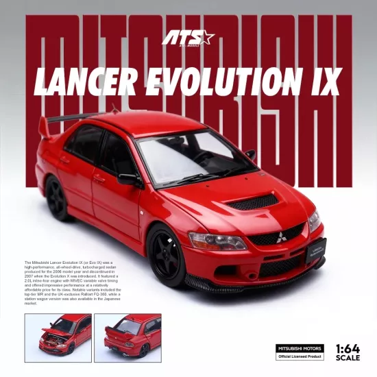 ATS Mitsubishi Lancer Evolution IX Kirmizi