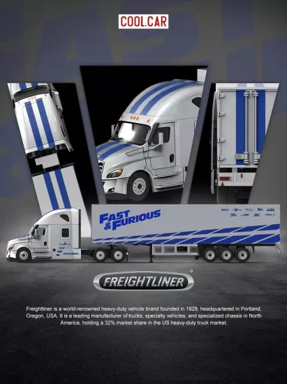 Cool Car Freightliner ’’Fast & Furious’’ Livery Truck