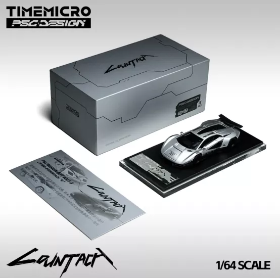 TimeMicro PSC Design Lamborghini Countach “v” Ver. Silver